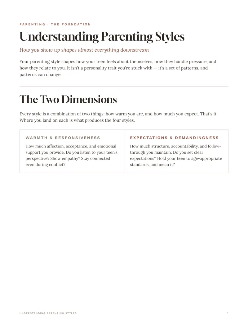 Understanding Parenting Styles