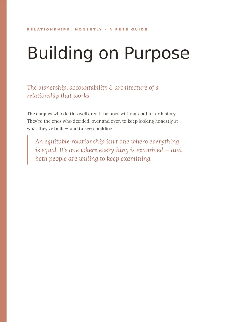 Building on Purpose