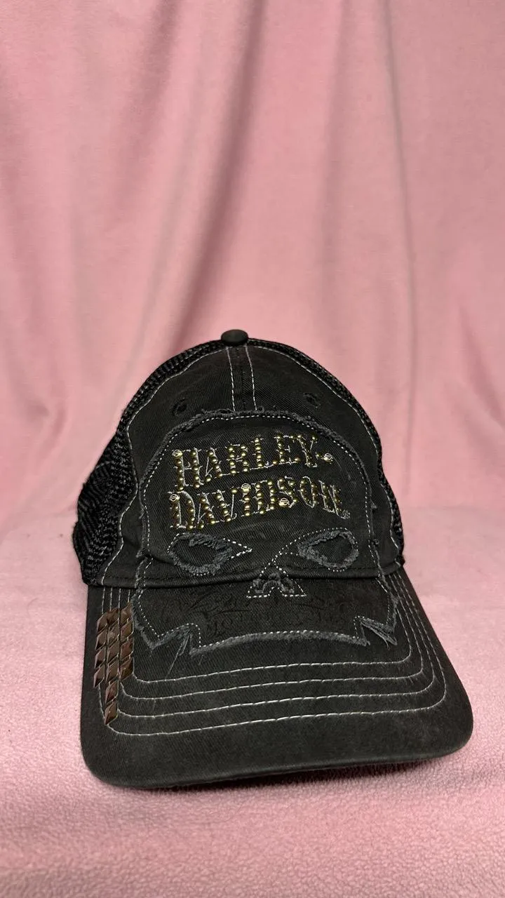 Harley-Davidson Studded Skull Trucker