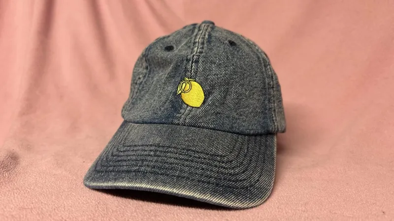Denim Lemon Cap