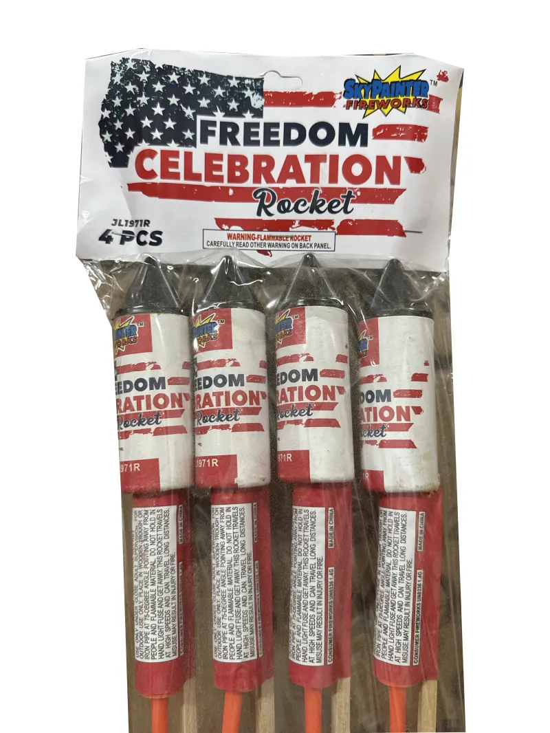 Freedom celebration rocket