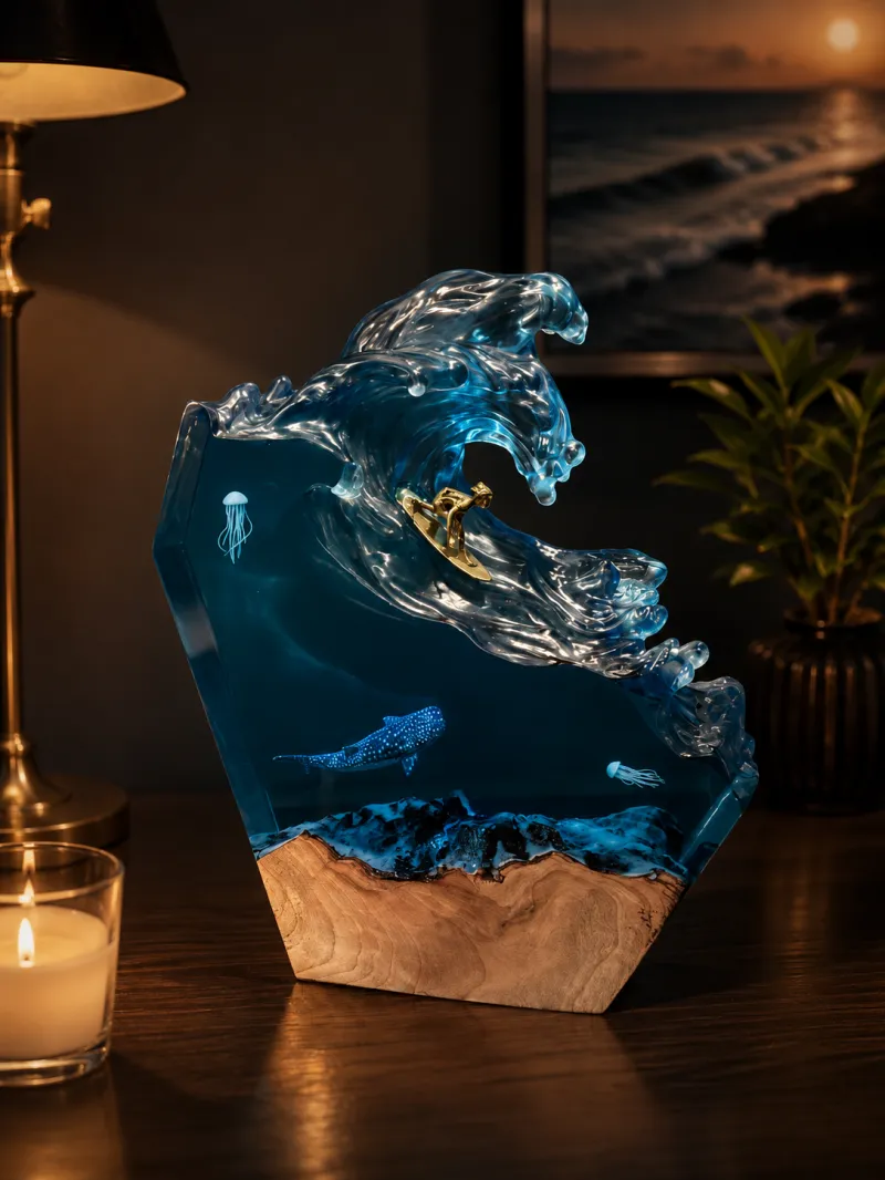 Ocean Wave Serenity Lamp