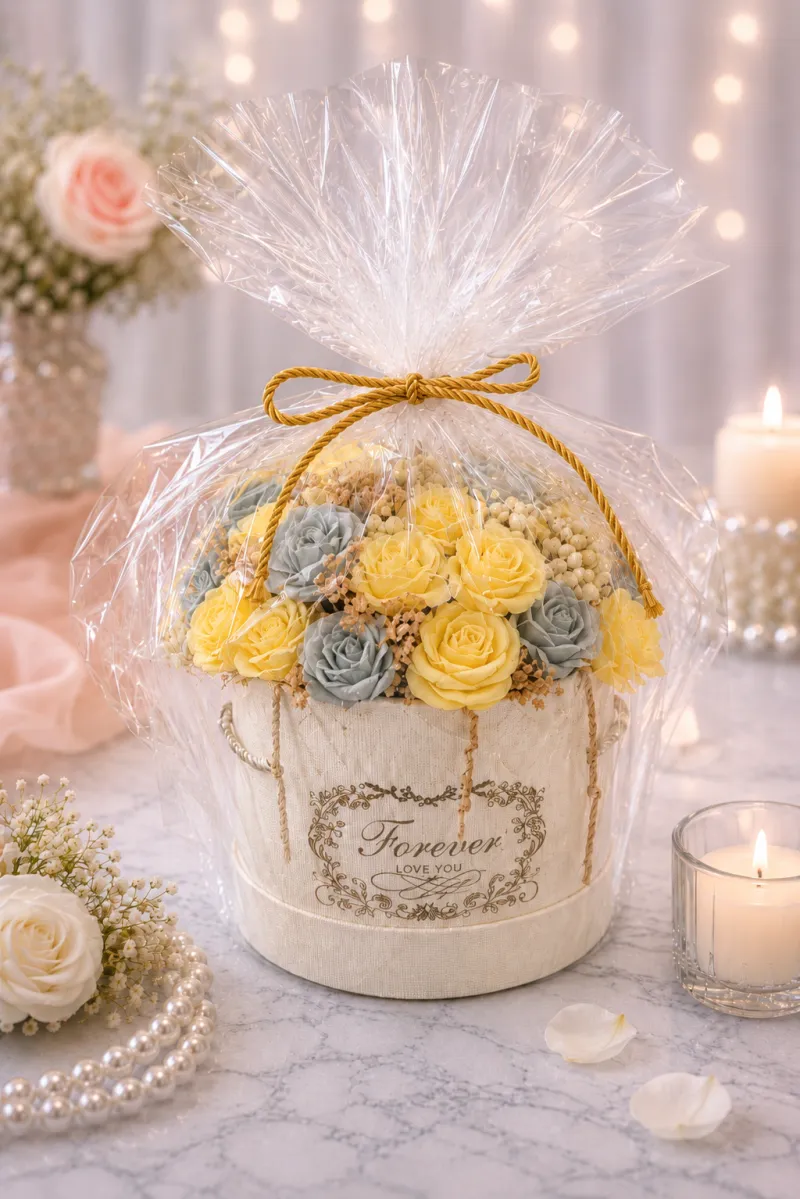 Forever Bloom Soap Flower Box
