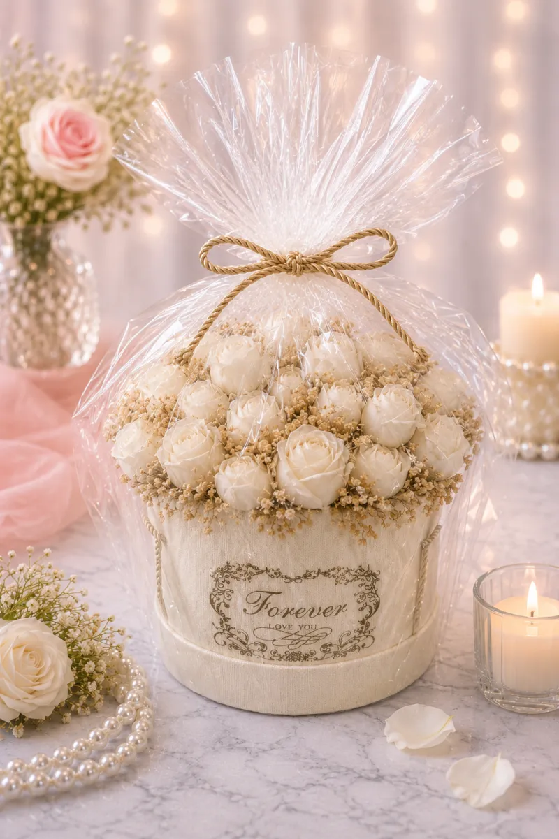 Forever Bloom Soap Flower Box