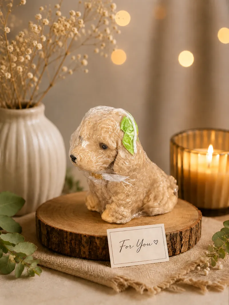 Puppy Candle