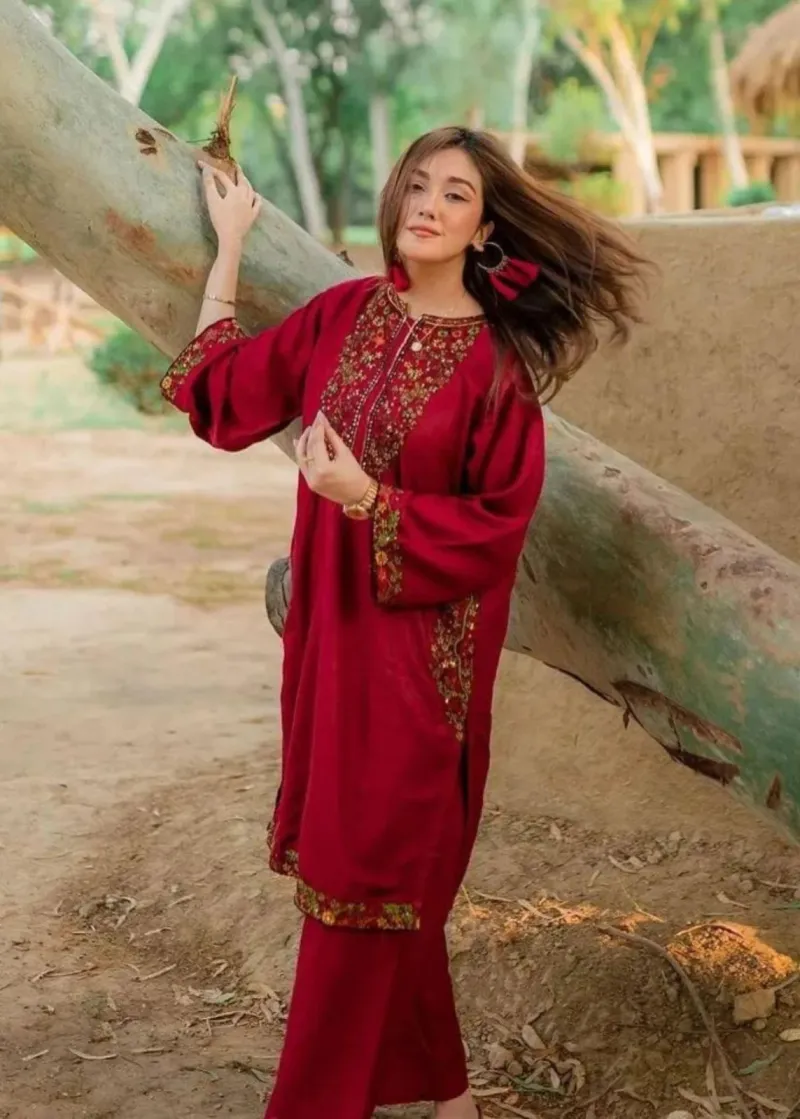 LAAM 2PC Lawn Suit – Embroidered Summer Collection