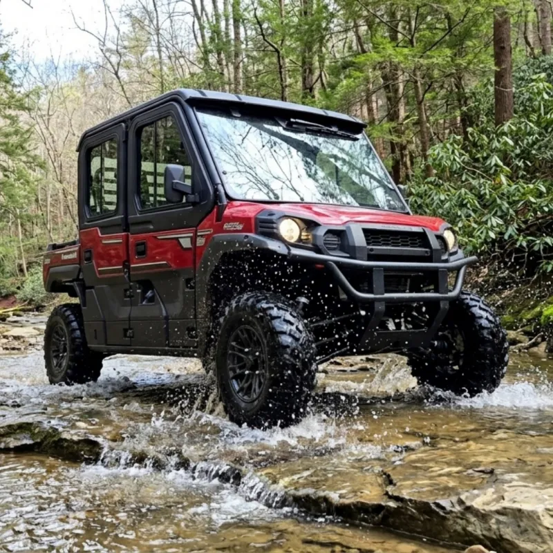 2025 Kawasaki Ridge Crew on grey Red River Gorge rock