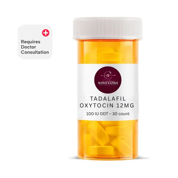 Tadalafil/Oxytocin 12mg/100 IU ODT - 30 Count