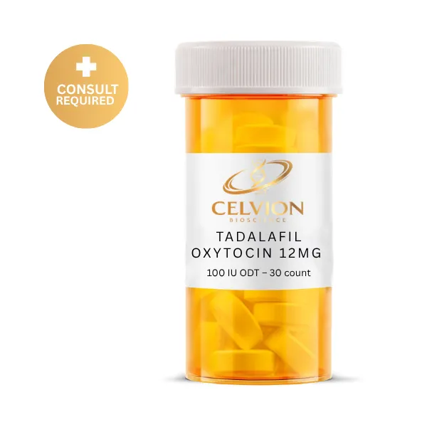 Tadalafil/Oxytocin 12mg/100 IU ODT - 30 Count