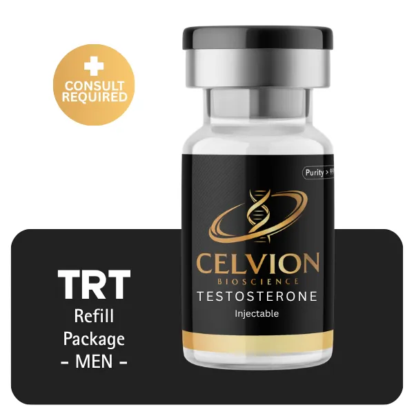 TRT Men's Refill Only Package 60 days (Cypionate 200mg/mL 10mL + Anastrozole 24×1mg)