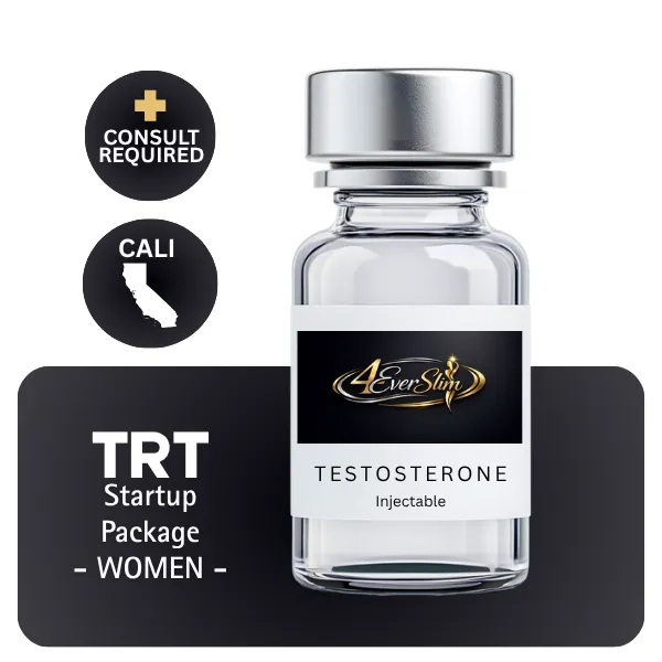 TRT CALI Women's Startup Package (Consult, Labs, Cypionate 200mg/mL 10mL)
