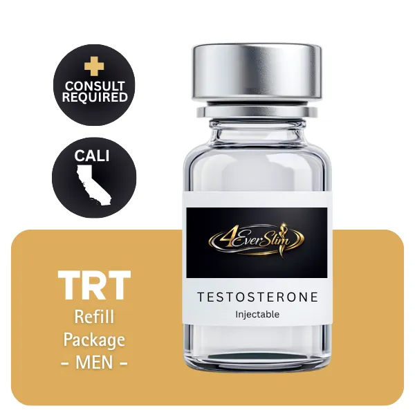 TRT CALI  Men's Refill Package 60 days (Cypionate 200mg/mL 10mL + Anastrozole 24×1mg)