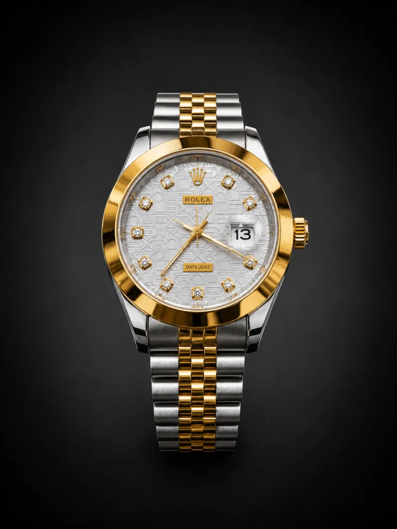 Datejust White Dial Luxury Watch for Men