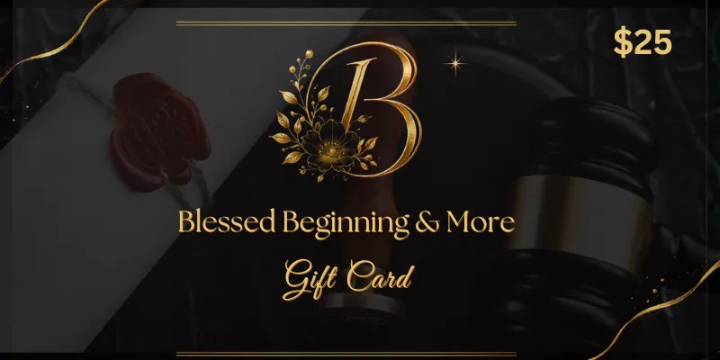 GIFT CARD BLESSED BEGINNING & MORE 