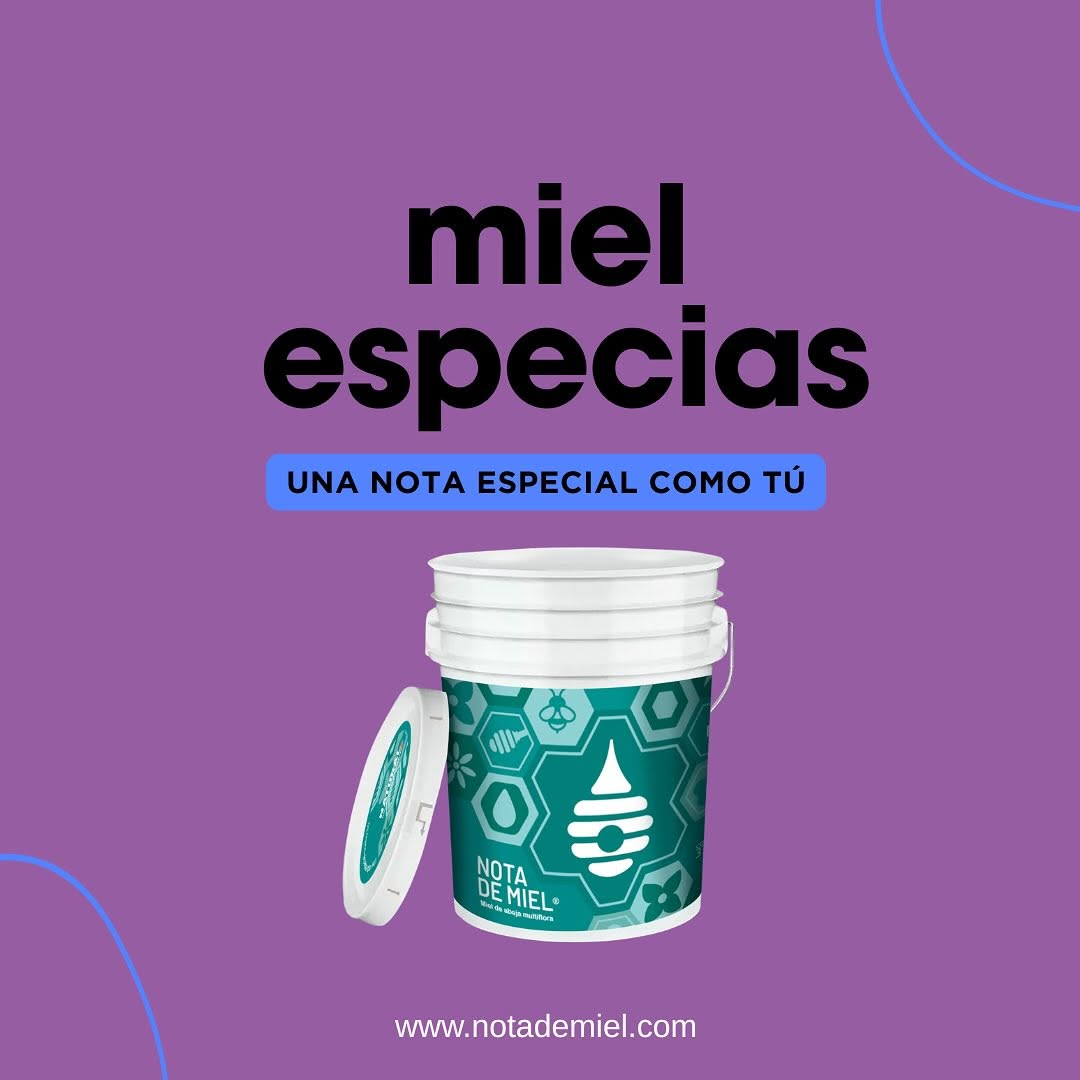 Cubeta Miel Especias 25 kg