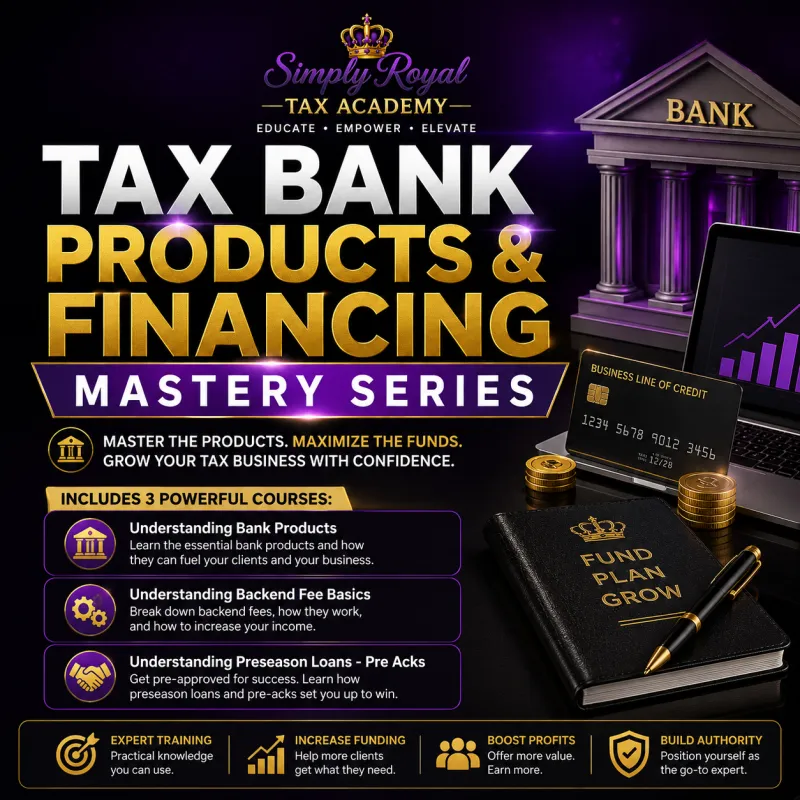 Tax Bank Product Mastery Series