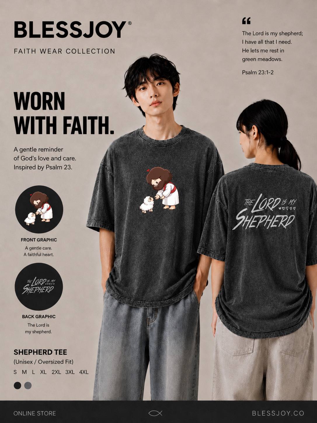 Shepherd Vintage Tie-Dye [Oversized-Tee]