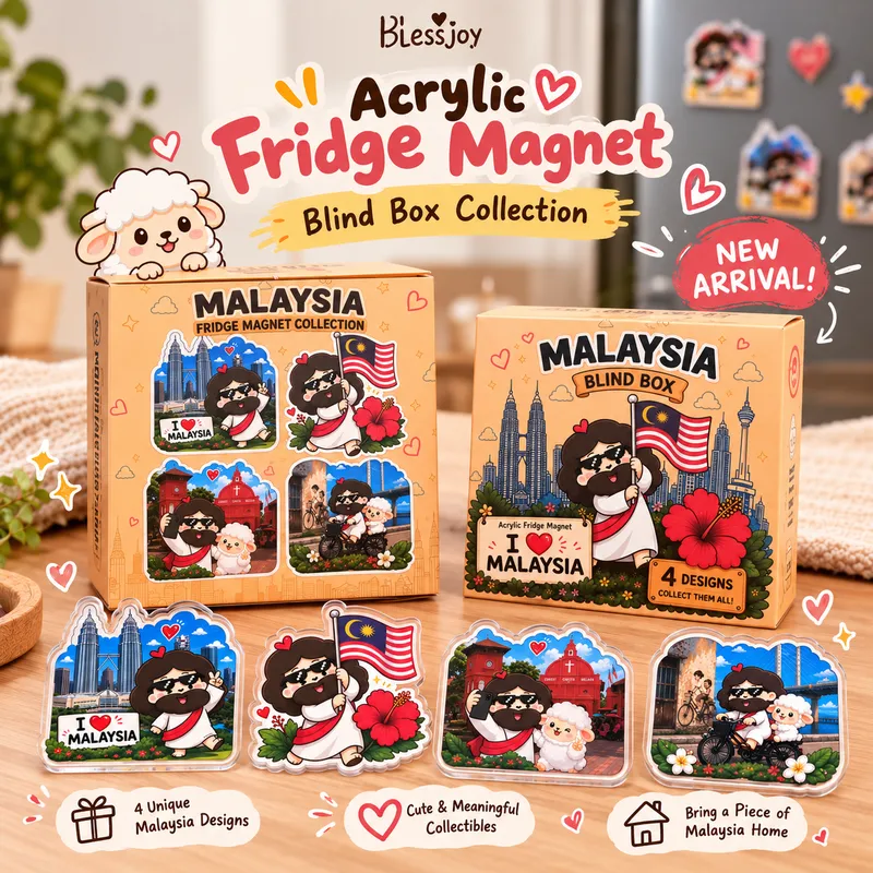 Blessjoy Malaysia Fridge Magnet Collection BlindBox