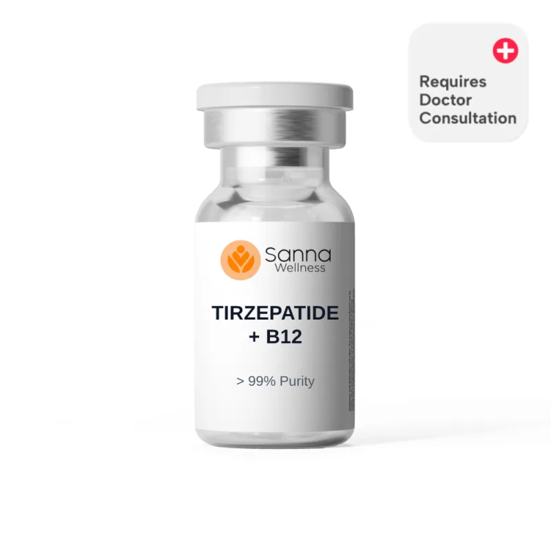 Tirzepatide + B12 (17mg/1mg, 2mL) 17 mg / 1 mg per mL