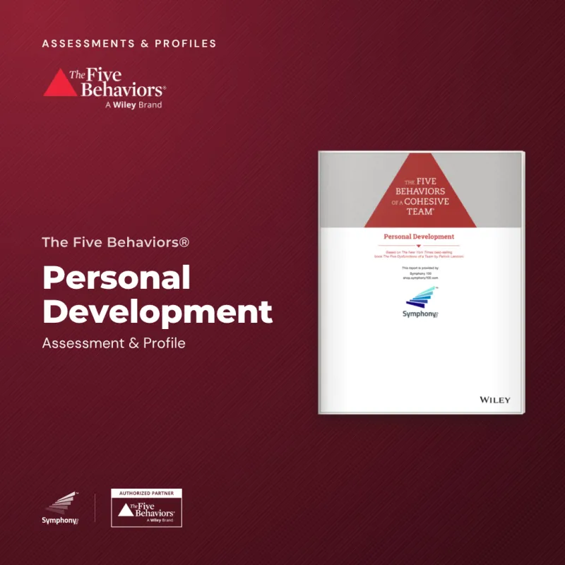 The Five Behaviors® Personal Development Assessment & Profile