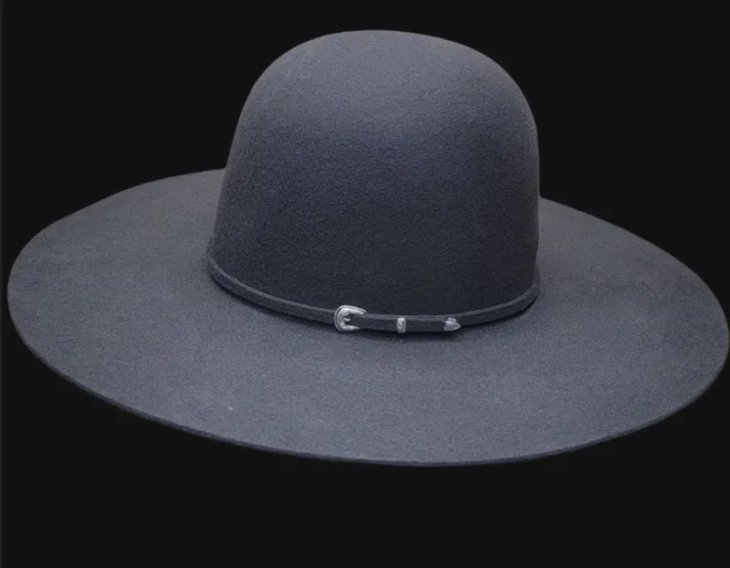 Rodeo King 3X | Open Crown | 4 1/2" Brim | Charcoal