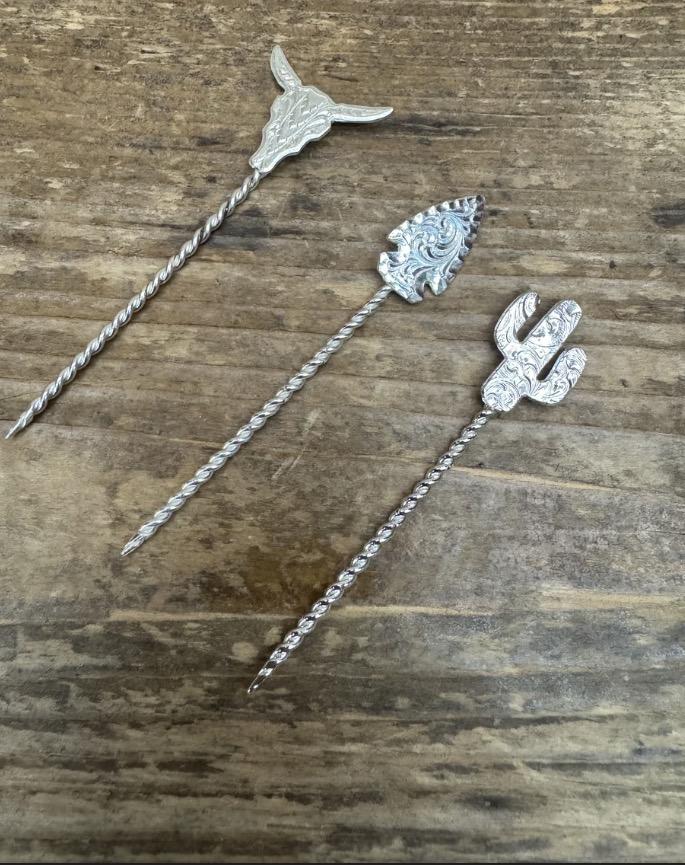 Silver Plated Hat Toothpicks
