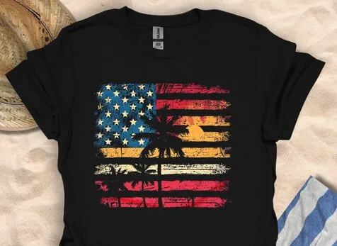 American Flag Sunset Collection