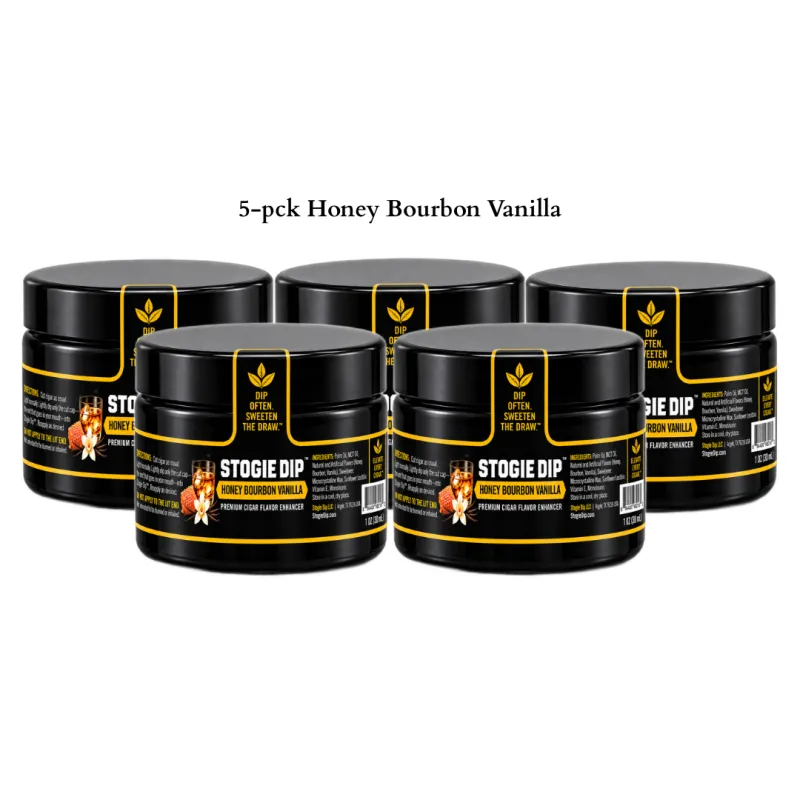 Stogie Dip™ 5-Pack Subscribe & Save - Honey Bourbon Vanilla