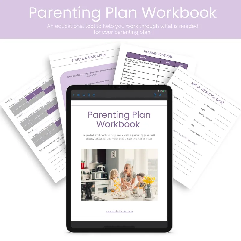 Parenting Plan Workbook