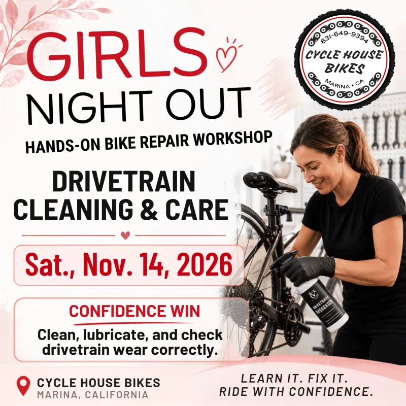 Nov. 14 : Drivetrain Clean & Care