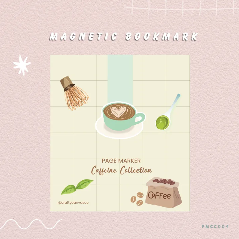 Latte Art (Caffeine Collection)- Magnetic Bookmark