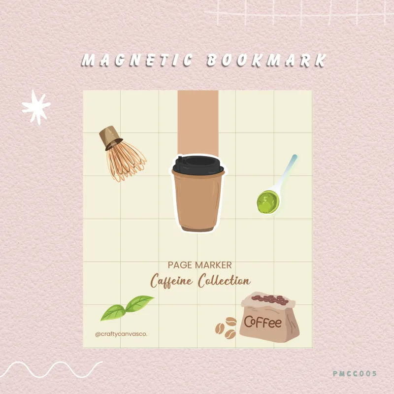 To-go-coffee (Caffeine Collection) - Magnetic Bookmark