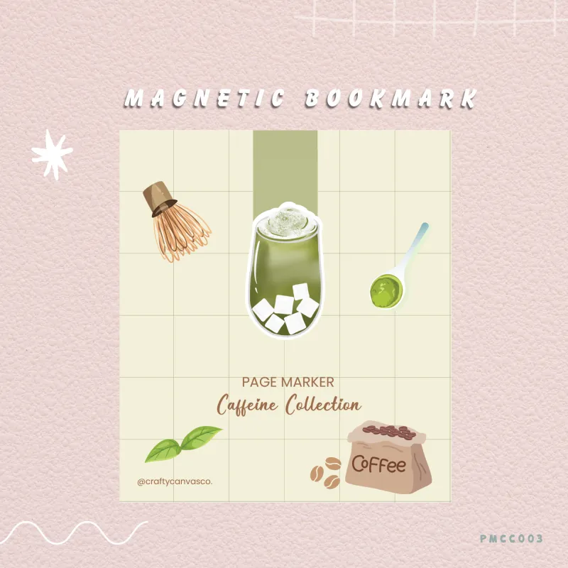 Matcha (Caffeine Collection) - Magnetic Bookmark