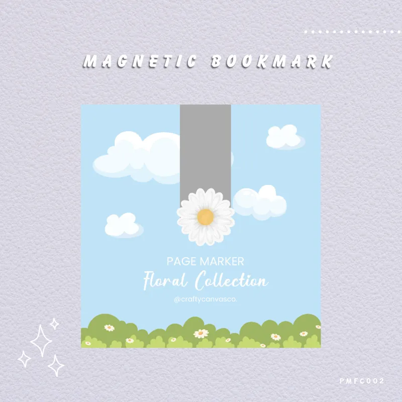 Daisy (Floral Collection) - Magnetic Bookmark
