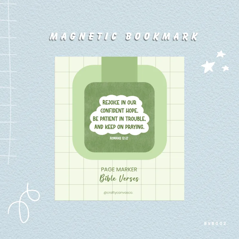 Romans 12:12 Magnetic Bookmark