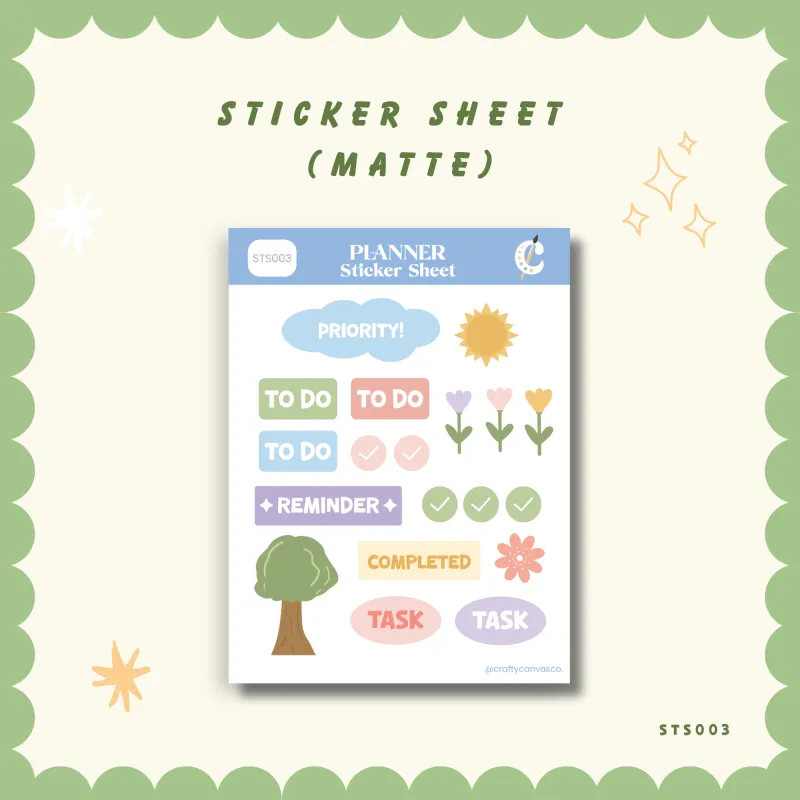 Planner Sticker Sheet