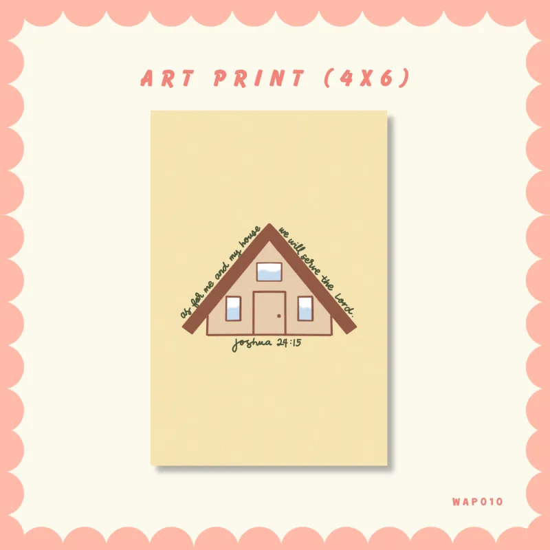 As for me and my house -Art Print