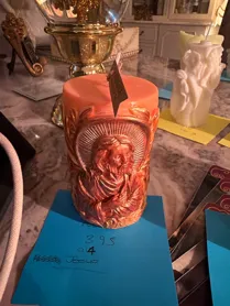 Jesus Healing Pillar Candle