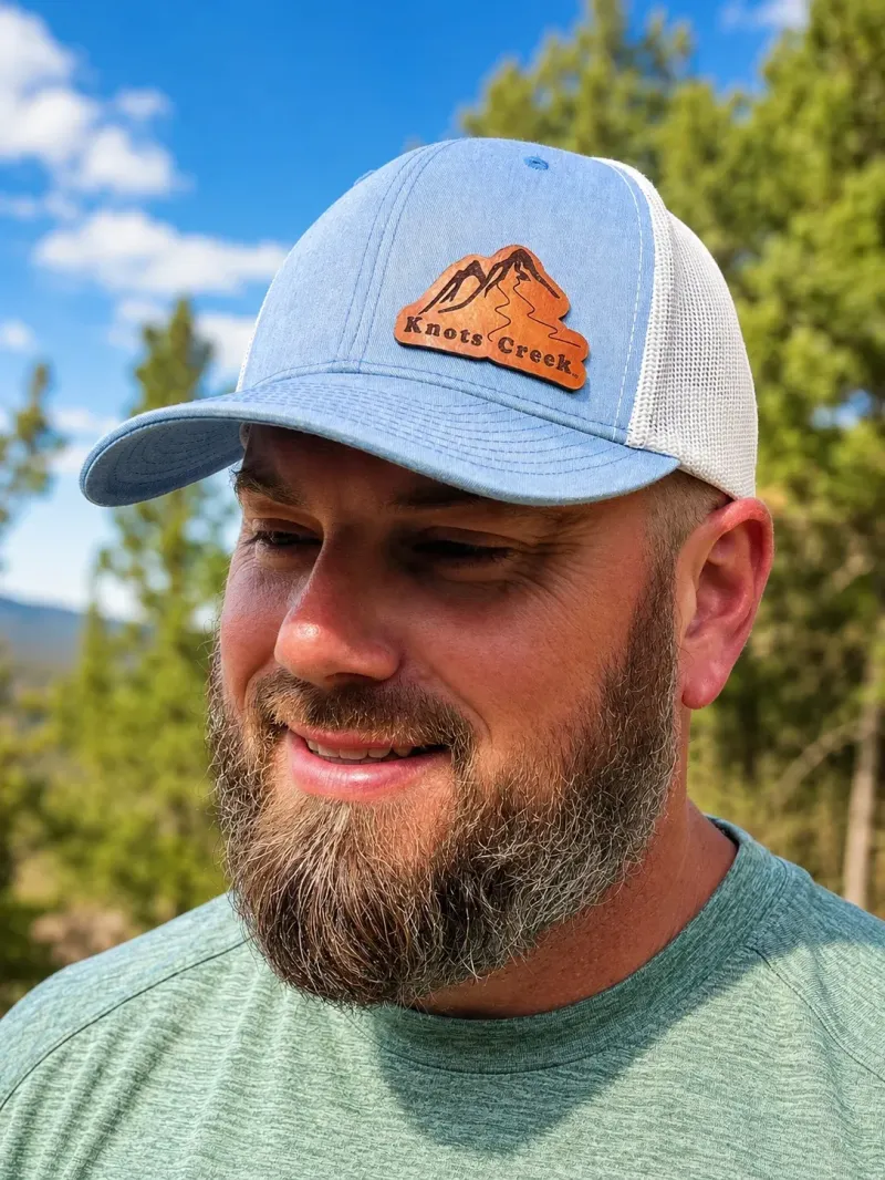Knots Creek Leather Patch Trucker Hat
