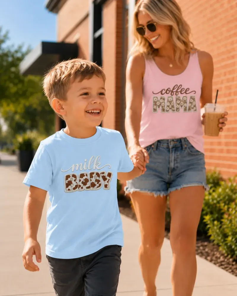 Milk Baby Toddler Tee - 100% Cotton (size 2-6)