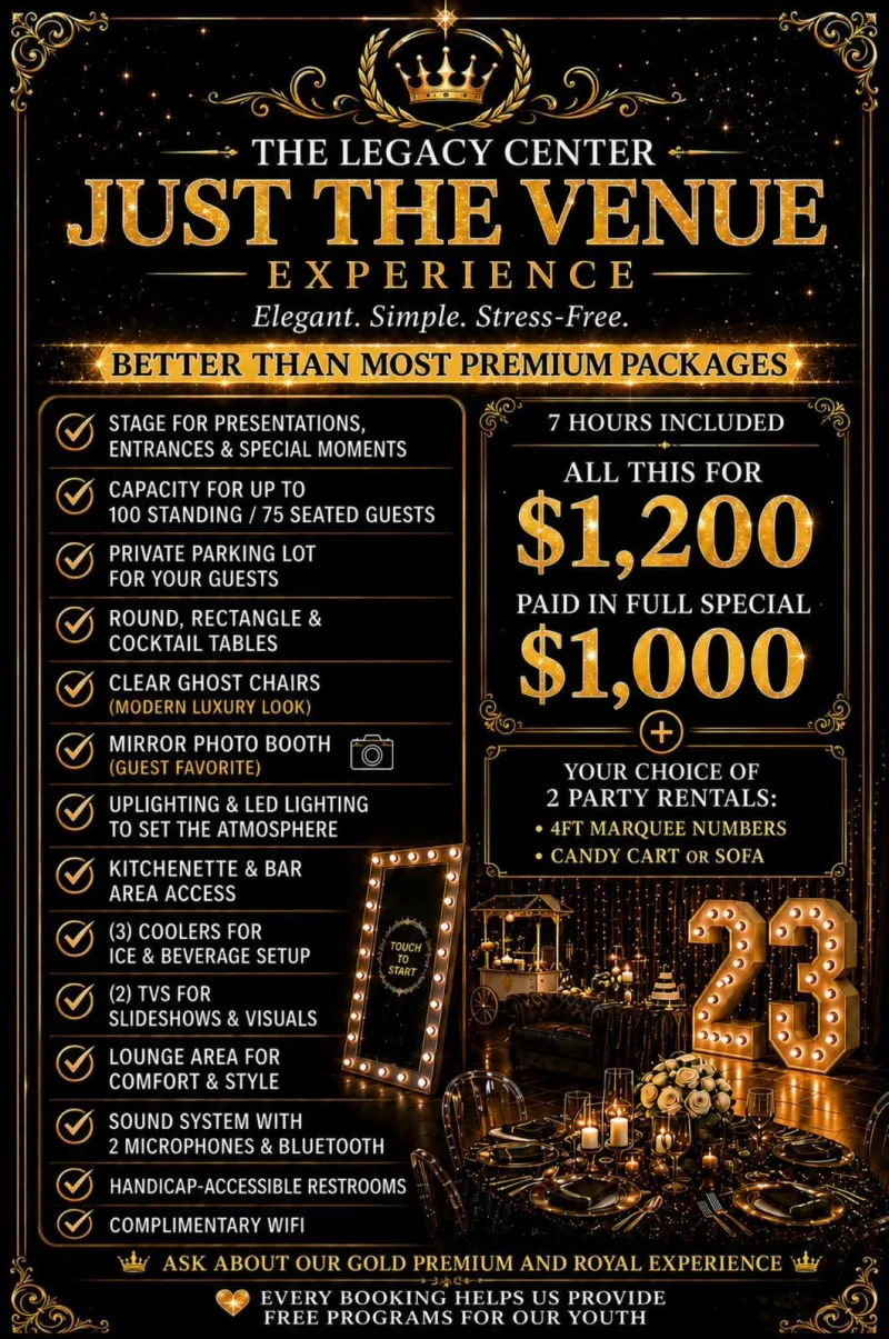 JUST THE VENUE EXPERIENCE