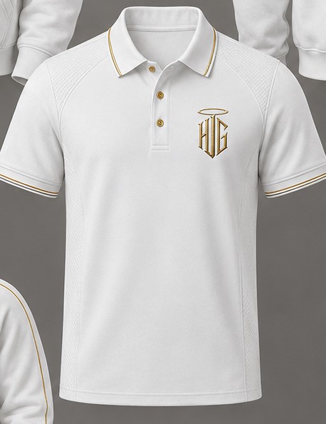 HJG Polo Shirt White