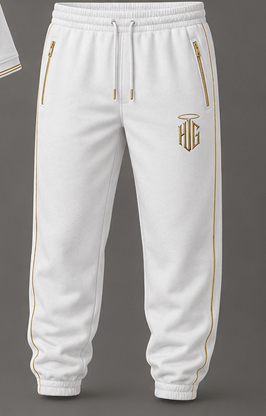 HJG Tracksuit Pants White