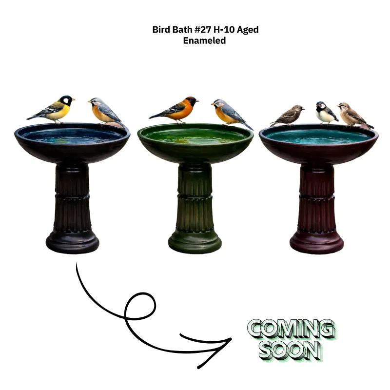Aged Bird Bath