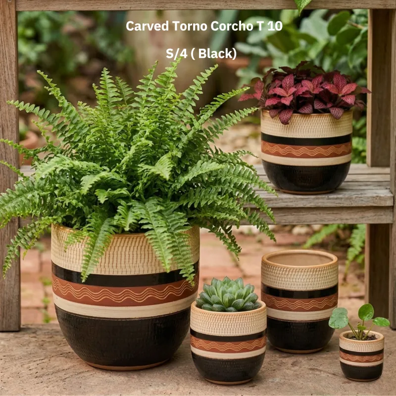 Carved Torno Corcho T-10 S/4 Black