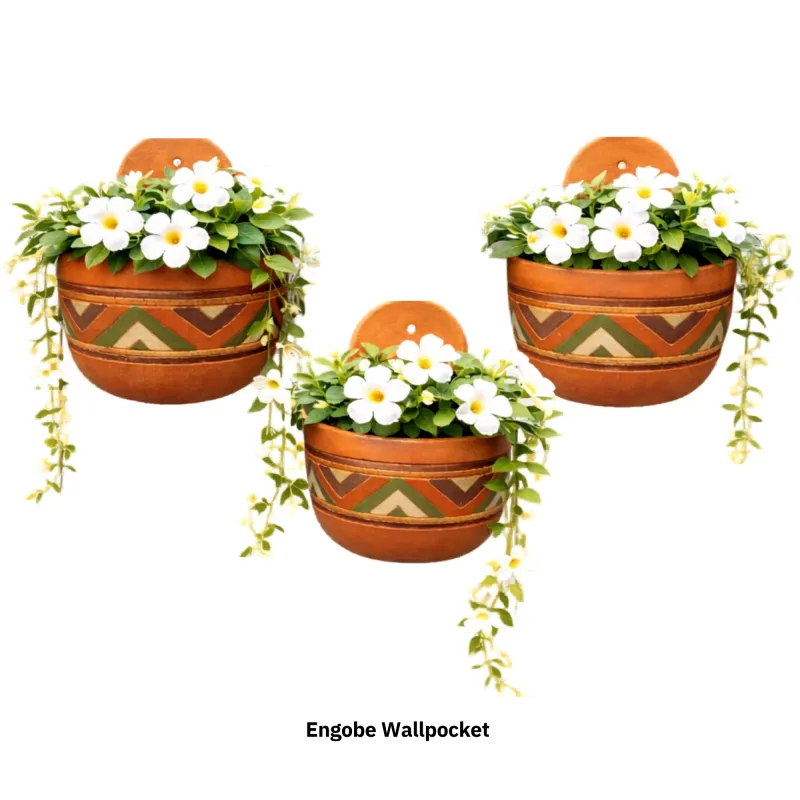 Engobe Wallpocket 