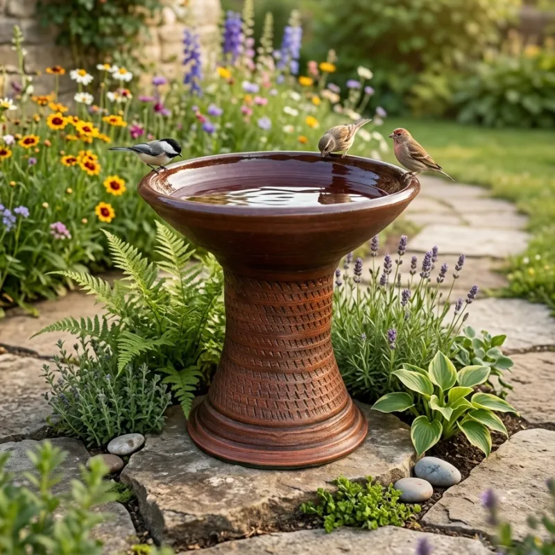 Aged Bird Bath