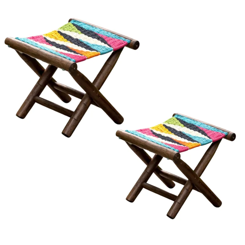 Fique Fiber Special Woven Ottoman