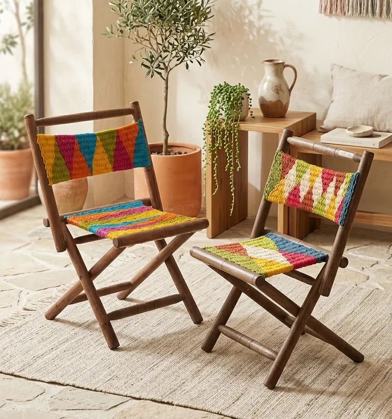 Fique Fiber Special Woven Chairs