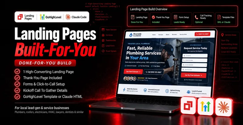 Google Ads Landing Page (Done-For-You)